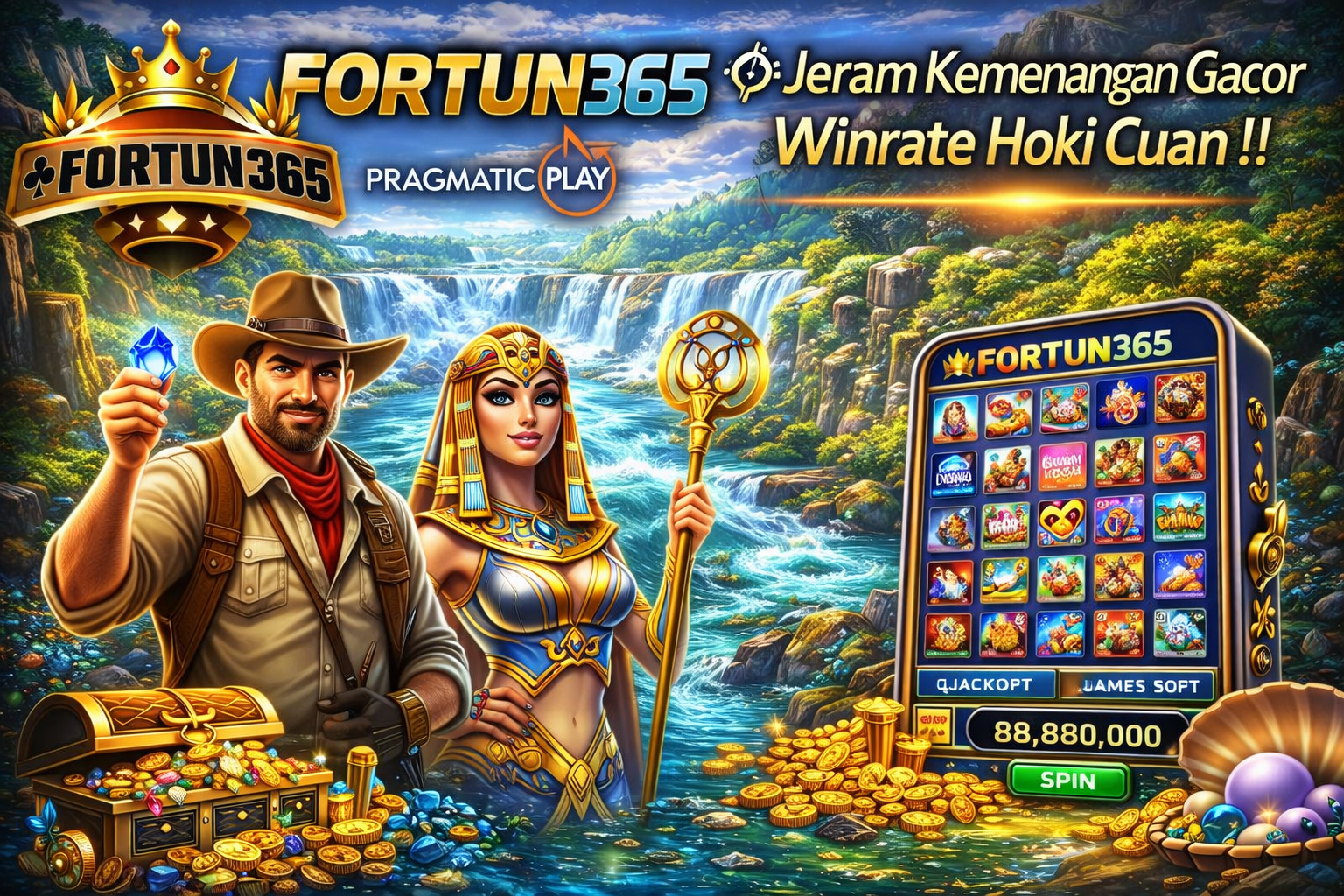 FORTUN365 ⨕ Jeram Kemenangan Gacor Winrate Hoki Cuan !!